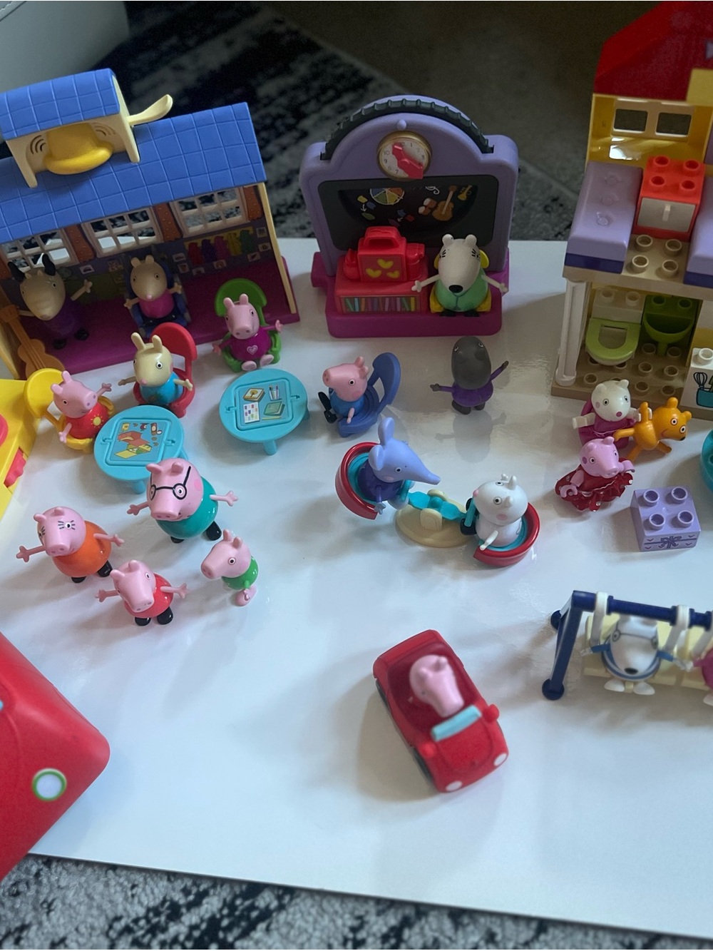 Peppa Pig Playset Figures & Accessories - Pink, Blue, Red, Purple